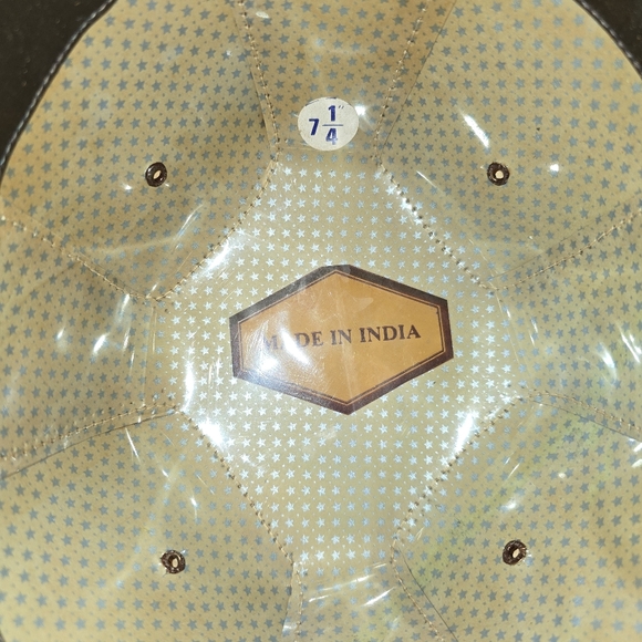 PITH HELMET,HAT CAP, SAFARI HELMET OR SOLA TOPI SIZE 7 1/4 Vintage - Picture 8 of 8